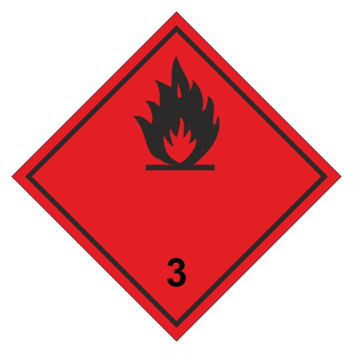 Знак опасности. Класс 3.1 Лекговоспламеняющаяся жидкость